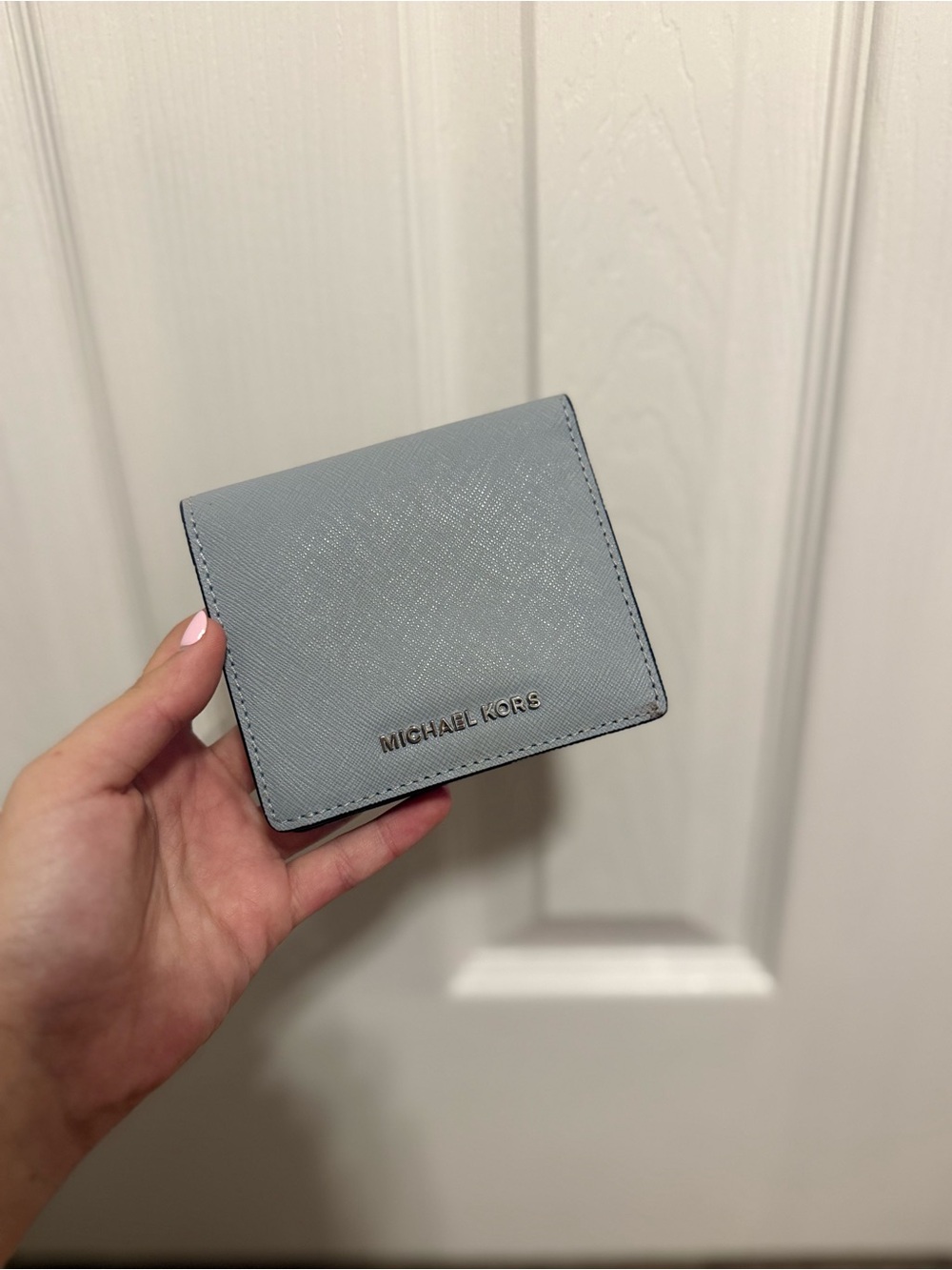 Gray Michael Kors Men's Leather Bifold Wallet